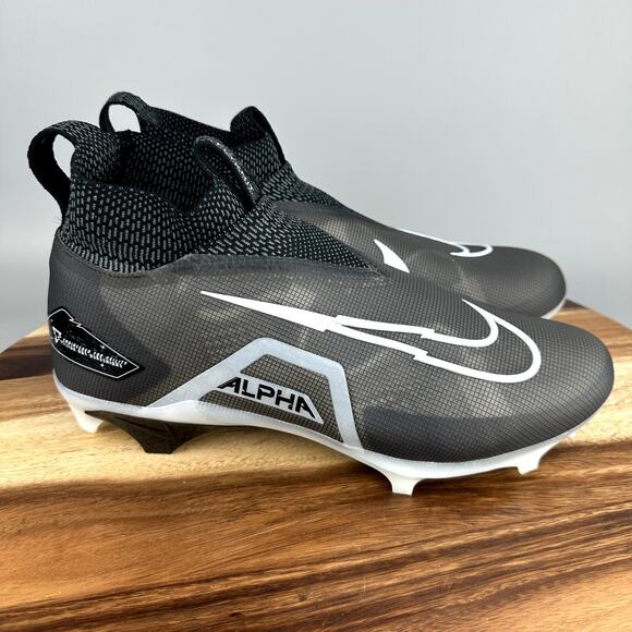 Nike Men\'s 13 WIDE Alpha Menace Elite 3 Football Cleats Black DH1350-001 NEW main image 6